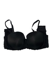PARISA FE PT1045 PUSH UP PLUNGE BRA 42DDD BLA...