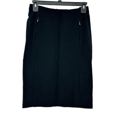 Diane von Furstenberg Skirt Women 4 Black Pencil Office Work Minimalist Capsule