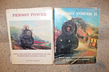 Pennsy Power Books 1 & 2 PRR Alvin Staufer Hardbound Good Condition 2 Books