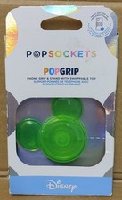 Disney PopSockets Green Mickey Mouse PopGrip Phone Holder New