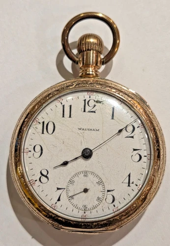 Antique 1902 WALTHAM Grade 18 Model 1883 18s 7j Pocket Watch Working!