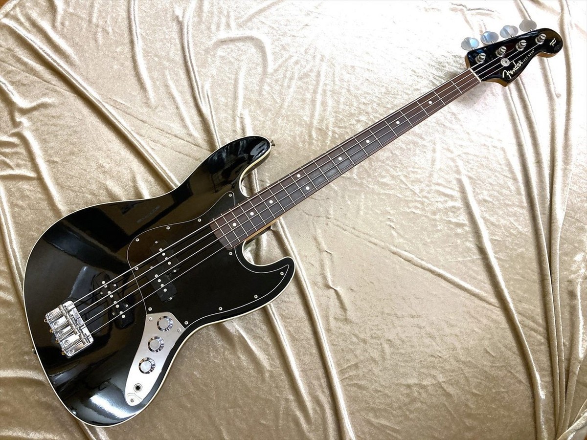 Fender Japan Aerodyne Jazz Bass AJB-66 Black Used 2006 bas Body w