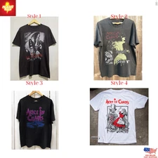 New Apparel Alice In Chains Band Collection Shirt Rock Grunge Concert Merch Tee