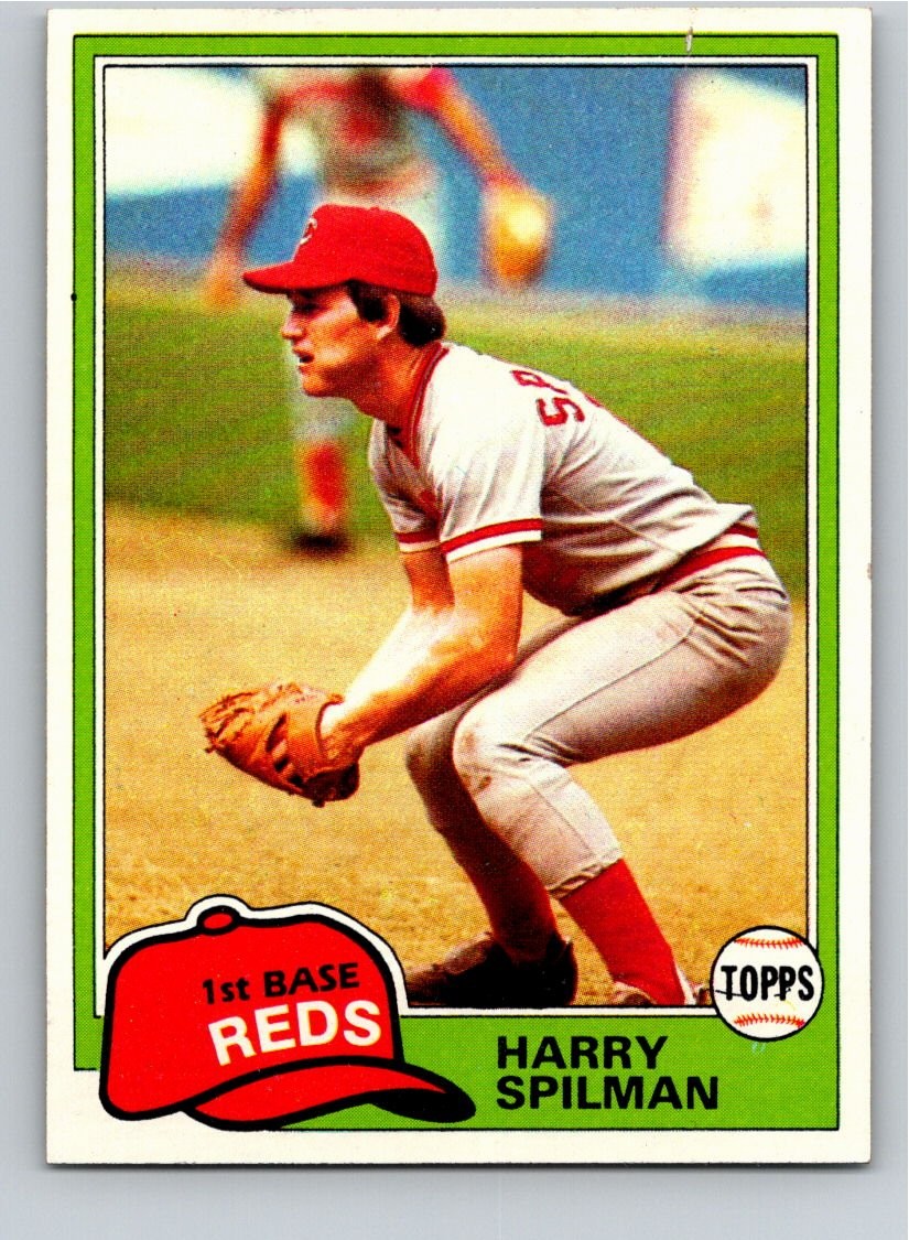 1981 Topps #94 Harry Spilman Cincinnati Reds Free Shipping!