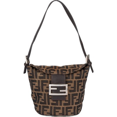 Fendi FF Monogram Baguette Shoulder Bag Tasche