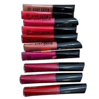 Lot of 10 Brand New Rimmel Stay Statin Liquid Lip Color Various Colors