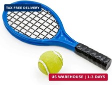 Blue and Green Miniature Tennis Racket Set, 1/12 Scale Accessories, Mini Racket