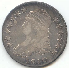 1810 Capped Bust Half Dollar, XF Details
