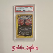 2003 Pokemon Aquapolis Houndoom Holo Rare H11/H32 PSA 1 Cert 132020431