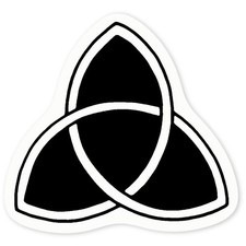 'Celtic Symbol' Clear Sticker Decals (DC019612)