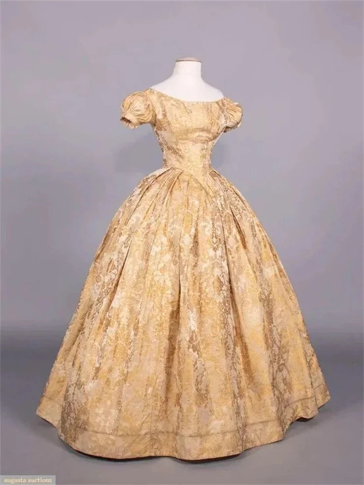 Vestido de baile 1860s Guerra Civil Southern Belle casamento vitoriano agitação baile - Imagem 4 de 4