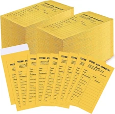 Woanger 1000 Pcs Tithes and Offering Envelopes 6.3 x 3.5 Inches Church... 