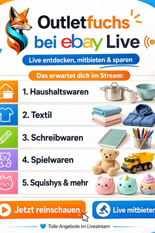 Top Deals live: Haushalt, Schreibwaren, Textil & Spielwaren