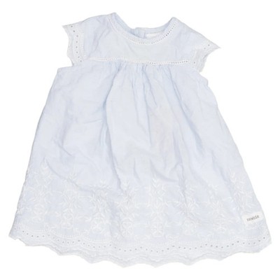 Newbie by KappAhl, Kleid, Größe: 74, model: newbie, Blau/Weiß, Baumwolle #HnQ