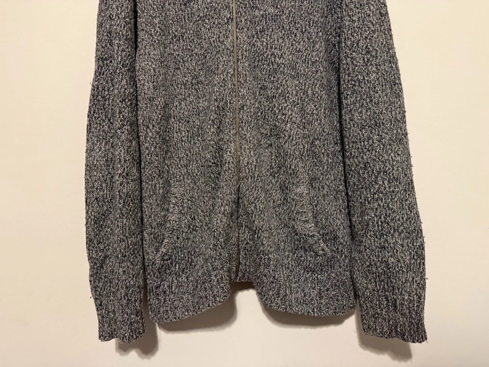 🥶 Cárdigan de Pescadores Eddie Bauer Suéter Tejido para Hombres 2XL Cremallera Completa Mezcla de Lana Foto 3 de 4