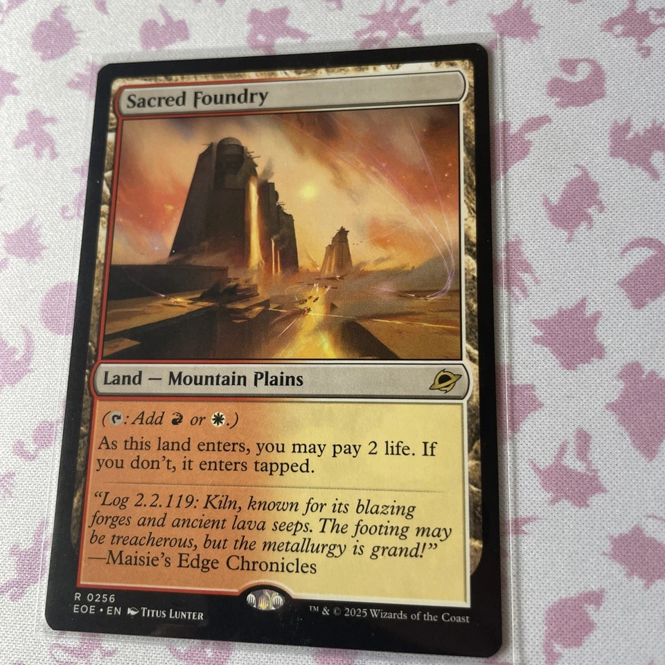 MTG Sacred Foundry EOE 0256 R NM Regular Card More In Store - Image 2 of 3