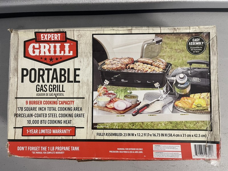 Expert Grill Portable Propane Gas Table Top Grill- Totally  NEW!!!