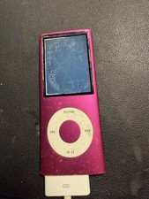 Apple iPod Nano 4th Generation PINK 8GB BROKEN