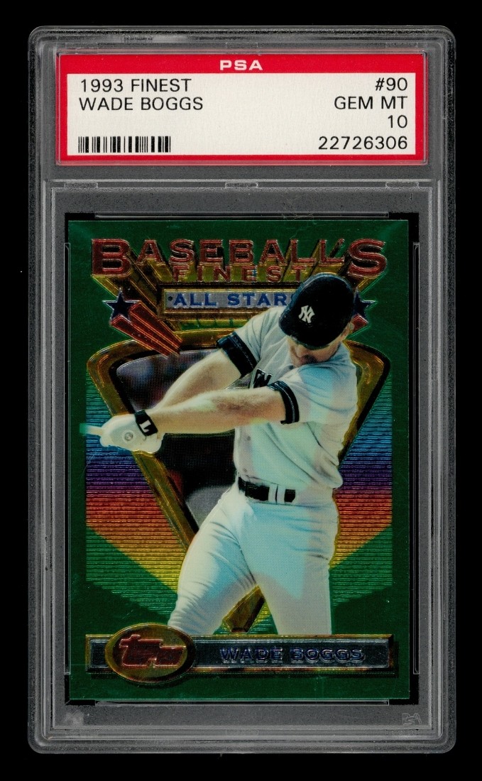 1993 Finest: # 90 Wade Boggs PSA 10 GEM MINT