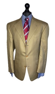 JAGUAR CLOTHING LUXUS SEIDE & WOLLE BLAZER CLASSIC FIT: 44R