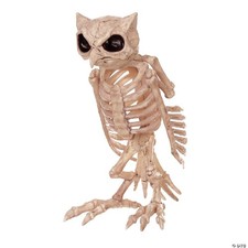 13.5" Owl Skeleton Decoration   Halloween Haunted House Party Prop