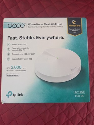TP-Link Deco M5 Dual Band IEEE 802.11ac 1.27 Gbit/s WAP DECOM51PACK 