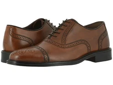Men's Johnston & Murphy Daley Leather Cap Toe Oxfords, 15-2820 Multipl Sizes Tan