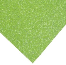 Super Chunky glitter FAUX LEATHER SHEET 8" x 12" 1068974 Matte Green