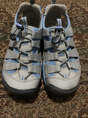 Keen Gallatin CNX Water Shoes Sandals Grey/Blue Size Women