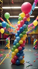 200 pcs   Thick Assorted Color Round Balloons - Perfect for All Occasions   