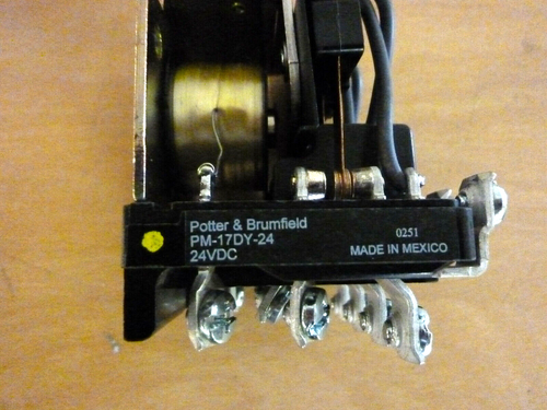 POTTER & BRUMFIELD PM-17DY-24 ESTILO ABIERTO RELÉ DE ALIMENTACIÓN 4PDT 35A 120/240VAC - Imagen 2 de 6