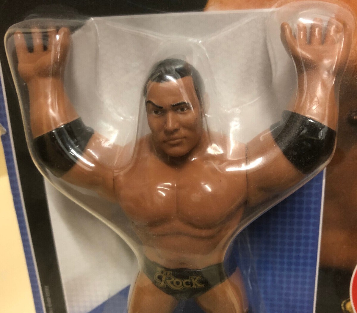 The Rock WWE Retro figure Dwayne Johnson WW WWF world wrestling