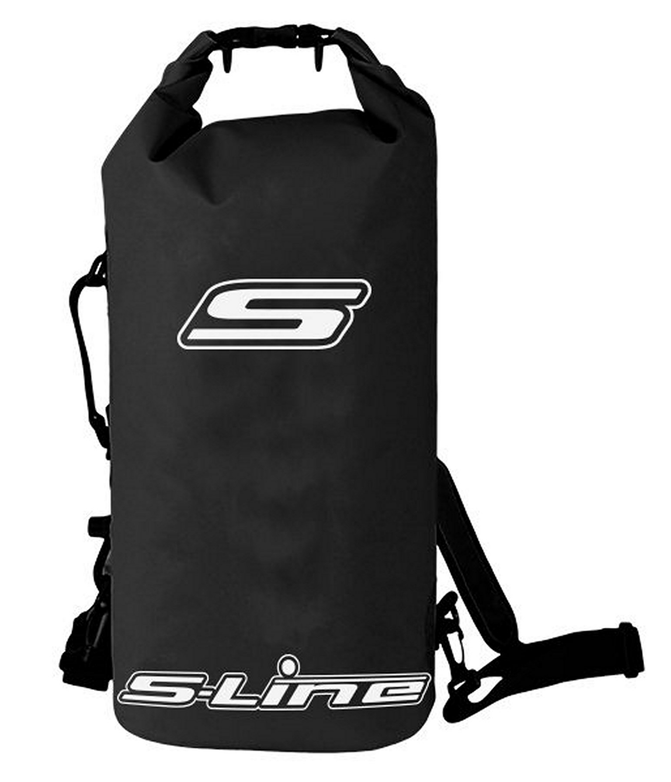 Sac étanche moto S-Line noir fermeture par enroulement imperméable 25L