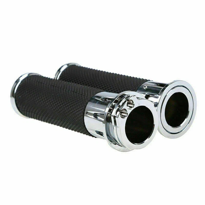 Empuñaduras de manillar de 1" 25 mm para motocicleta Harley Davidson XL Sportster Yamaha Foto 2 de 4