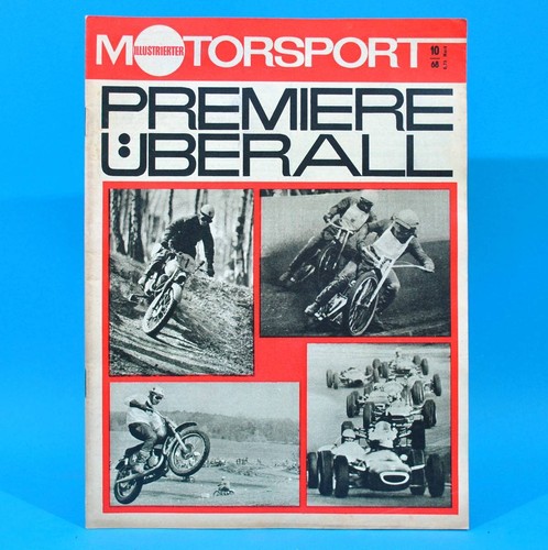 DDR Illustrierter Motorsport IMS 10/1968 Ford RS Speedway Meißen Moto-Cross W