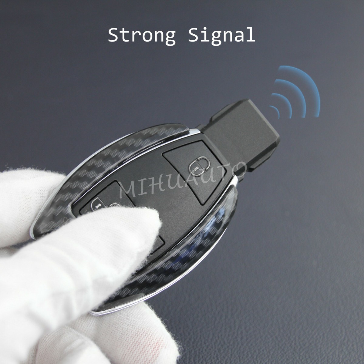 Accesorio Adhesivo De Fibra De Carbono Para Volante De Coche, Accesorio Para Mercedes W176 W204