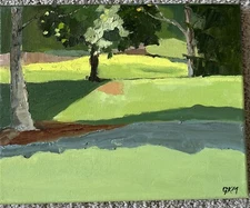 Original Signed Oil Painting Landscape 8x10 Modern Realism