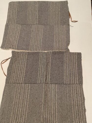 Amber Lewis Anthropologie Pair Large Pillow Shams Cotton Poly Blend 22"x20"