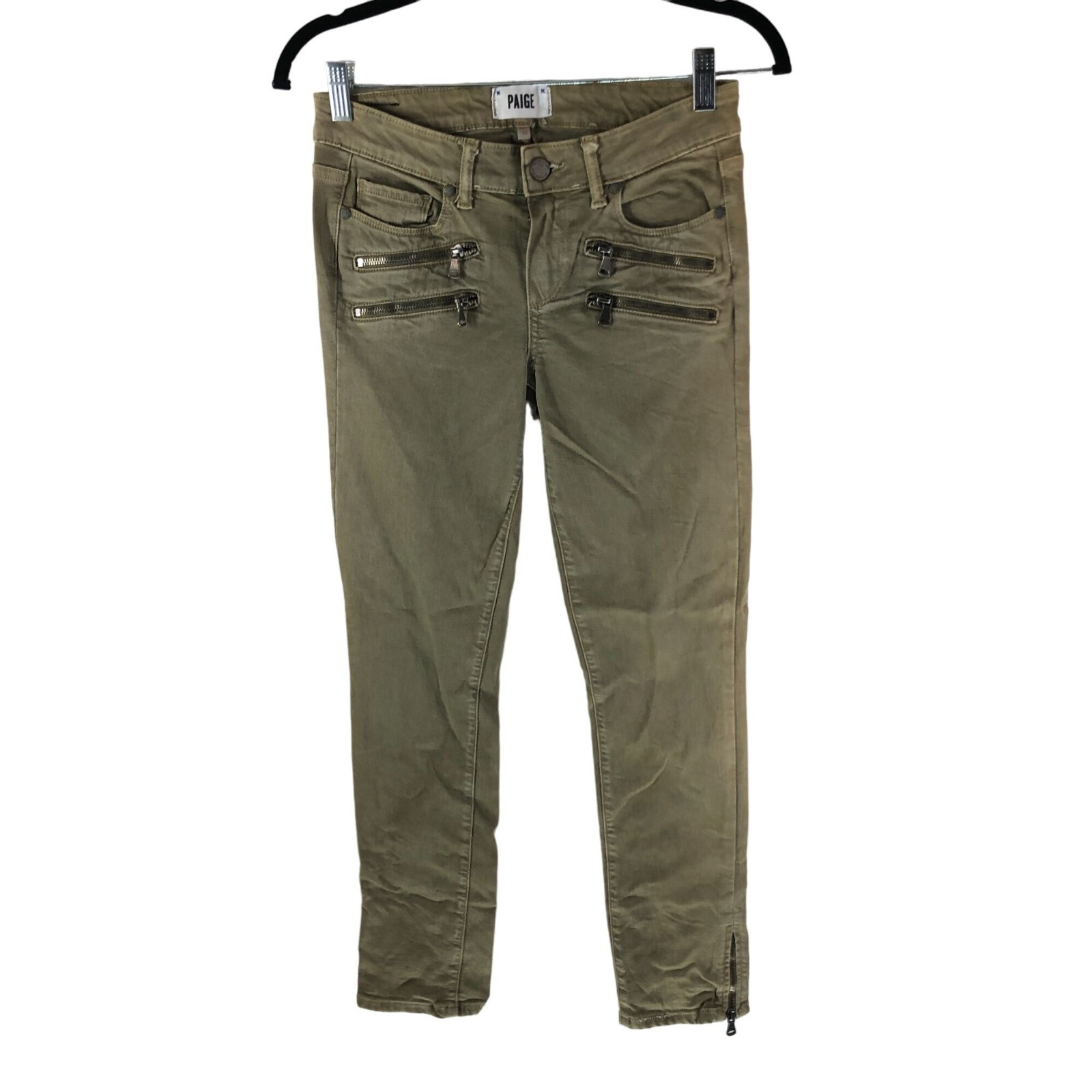 With Zipper Accents Pockets Size 25