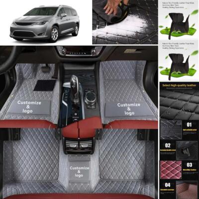 For Chrysler Pacifica Car Floor Mats All Weather Luxury Custom Personalized Pads
