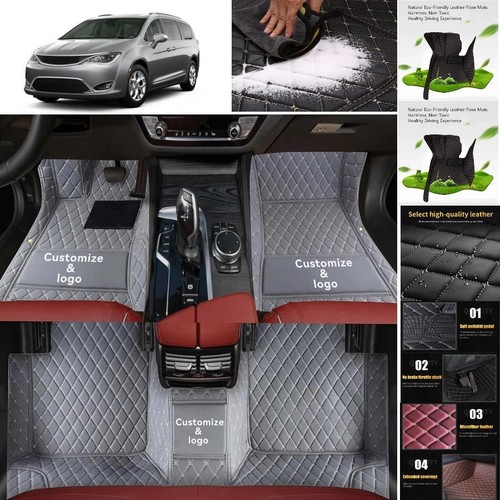 For Chrysler Pacifica Car Floor Mats All Weather Custom Waterproof Carpets Mats - Imagen 2 de 34