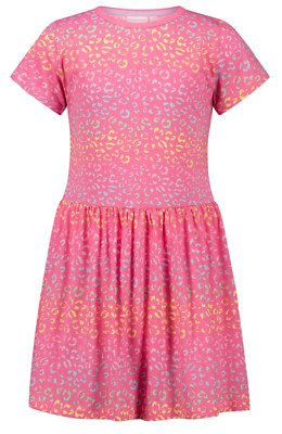 TOPO by Kids Park Mädchen  Kleid mit allover Print gr  116 / 122 paradise pink