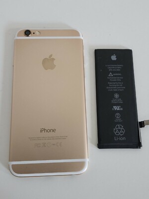 APPLE IPHONE 6 ROSE GOLD BATTERY DOOR NEW OTHER CONDITION