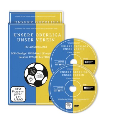 DVD Panorama digital FC Carl Zeiss Jena DDR-Oberliga Saisons 1979/80 bis 1988/89