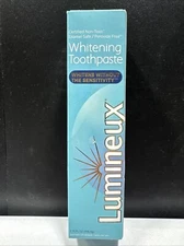 Lumineux Whitening Toothpaste Whitens w/o the Sensitivity 3.75oz Exp. 11/2026