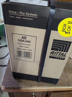 Rittal AE-1035.500 Steel Enclosure 300mmLx200mmWx155mmH NEW