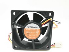 1PC SUNON 6025 KD1206PTB1 DC12V 2.2W 60 25MM 3-wire cooling fan 