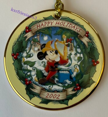 DISNEY Ornament THROUGH THE YEARS 2002 MICKEY &THE BEANSTALK #3/5 Disneyland