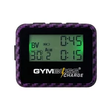 Gymboss Charge Interval Timer and Stopwatch Carbon Purple