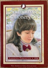 American Girl Samantha's Stationery Set Box Incomplete 1996  Postcard Book